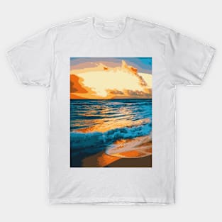 Pearl Beach Sunset - Landscape T-Shirt